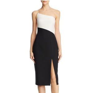 Likely Colorblock One Shoulder Sheath Dress 4